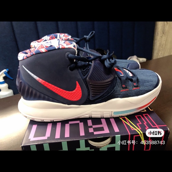 Kyrie 6 midnight laser USA team - Picture 2 of 11